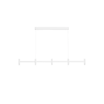 Pendul NovaLuce POETIC metal, plastic, alb, LED, 21W, 3000K, 1600Lm - 9002097