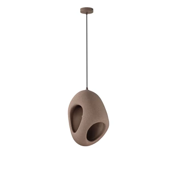 Pendul NovaLuce TEMPUS metal, natur, maro, E27 - 9003670