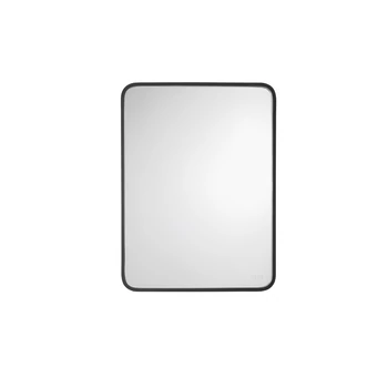 Oglinda NovaLuce ONAR  metal, sticla,negru,  LED, 48W, 3000K, 1132Lm, IP44 - 9006117