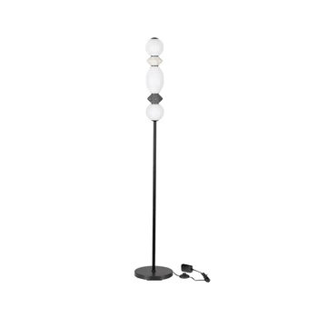 Lampadar NovaLuce PALLINA metal, sticla, negru, alb, LED, 16W, 960lm, 3000K - NL-9009309