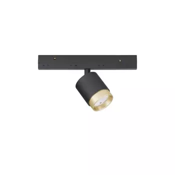 Sursa de lumina pentru sine magnetice SLIM NovaLuce SLIM metal, negru, auriu, LED, 48V, 4000K, 5W, 310lm - 9010312