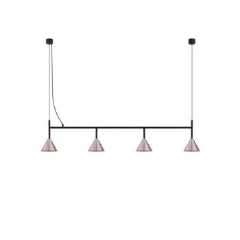 Pendul NovaLuce CONICO metal, negru, maro, GU10 - 9011433