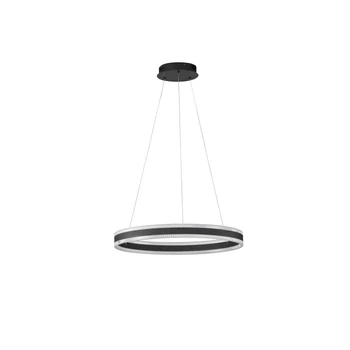 Pendul NovaLuce ALARO metal, negru, LED, 46W, 3067lm, 3000K - NL-9019726