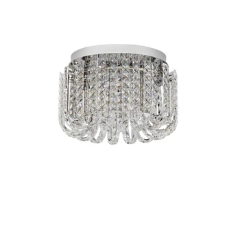 Plafoniera NovaLuce CELYSIA metal, cristal, crom, LED, 34W, 3500K, 2358 Lm - NL-9019763
