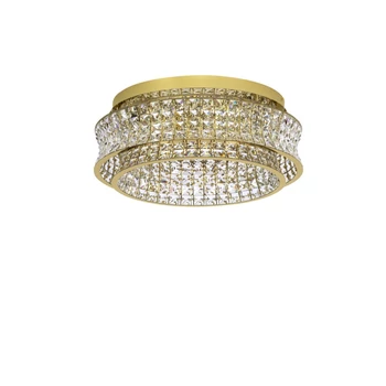 Plafoniera NovaLuce CELYSIA metal, cristal, auriu, LED, 56W, 3500K, 4120 Lm - NL-9019772