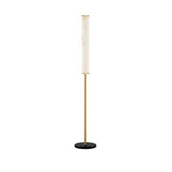 Lampadar NovaLuce NOLIA  metal, imitatie alabastru, marmura, negru, auriu, LED, 20W, 3000K, 1336Lm - 9019818