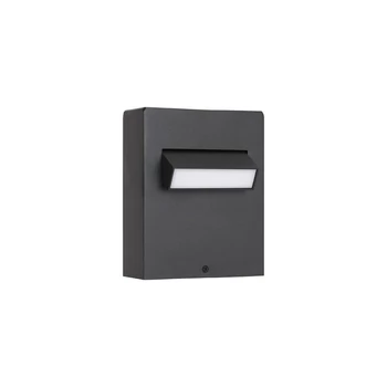 Aplica de perete exterioara NovaLuce Brigitta metal, plastic, negru, LED, 3000K, 6W, 342lm, IP65 - NL-9020925