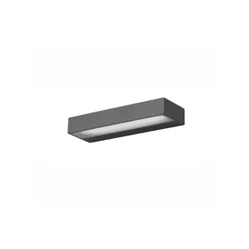 Aplica de perete exterioara NovaLuce Fungo metal, sticla, gri, LED, 3000K, 12W, 720lm, IP65 - NL-9027201