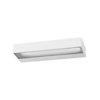 Aplica de perete exterioara NovaLuce Fungo metal, sticla, alb, LED, 3000K, 12W, 720lm, IP65 - NL-9027202