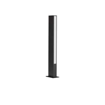 Lampadar exterior NovaLuce STOR metal, acril, negru, alb, LED, 12W, 719lm, 3000K, IP65 - NL-9030111