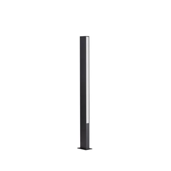 Lampadar exterior NovaLuce STOR metal, acril, negru, alb, LED, 17W, 989lm, 3000K, IP65 - NL-9030112