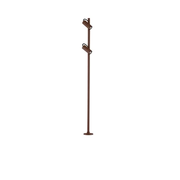 Lampadar exterior NovaLuce DARMA metal, maro, LED, 13W, 844lm, 3000K, IP65 - NL-9030118