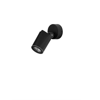 Aplica de perete exterioara NovaLuce SPY metal, sticla, negru, transparent, GU10, IP65 - NL-9030154