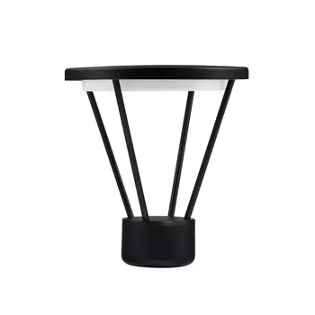 Lampadar exterior NovaLuce VIRTUS metal, plastic, negru, alb, LED, 3000K, 16W, 1190lm, IP65 - 9030572