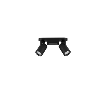 Plafoniera NovaLuce ESTO metal, negru, GU10 - NL-9030781