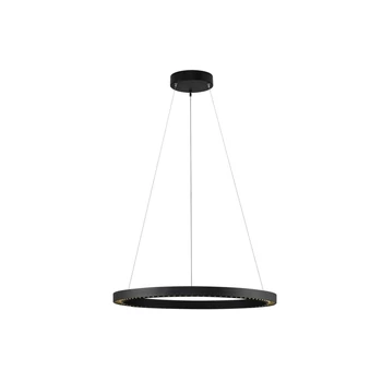 Pendul NovaLuce DEOS metal, negru, LED, 27W, 2083lm, 3000K - NL-9030894