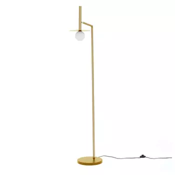 Lampadar NovaLuce PIELO metal, sticla, auriu, alb, G9 - NL-9043314