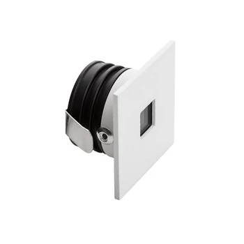 Lampa exterioara incastrabila NovaLuce Passaggio metal, alb, LED, 3000K, 1W, 60lm, IP54 - NL-9045514