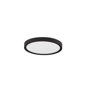 Plafoniera NovaLuce DIXIE műanyag, negru, LED, 3000K/4000K/6500K, 18W, 1800lm - NL-9060187