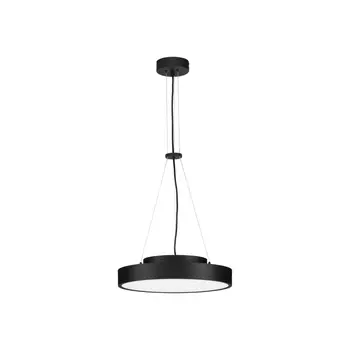 Pendul NovaLuce PERFECT metal, plastic, negru, alb, LED-TRIAC, 3000K, 24W, 2340lm - 9060200