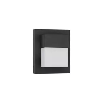 Aplica de perete exterioara NovaLuce Leto metal, negru, LED, 3000K, 10W, 1208lm, IP65 - NL-9060205