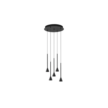 Pendul NovaLuce NET metal, negru, LED, 3000K, 27W, 1312lm - NL-9060219