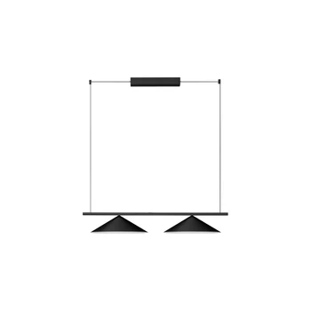 Pendul NovaLuce LUI metal, negru, LED, 24W, 1841lm, 3000K - NL-9060256