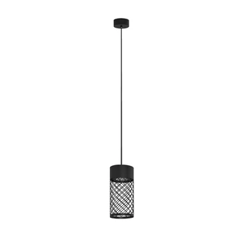 Pendul exterior NovaLuce MOTLEY metal, negru, LED, 9W, 395lm, 3000K, IP65 - NL-9060323