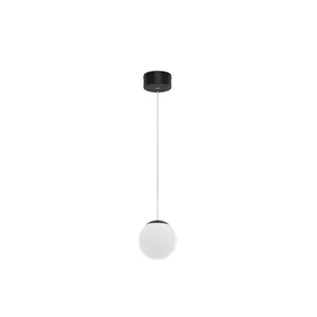 Pendul NovaLuce NUVOLE metal, sticla, negru, alb, LED, 3000K, 8W, 400lm - NL-9061435