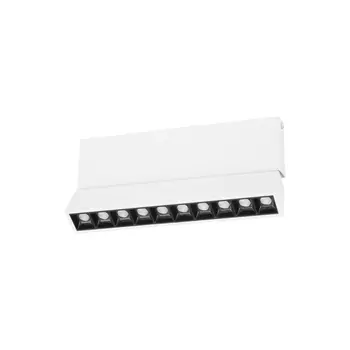 Plafoniera NovaLuce PAD metal, alb, negru, LED, 3000K, 15W, 1040lm - 9070137