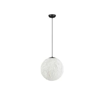 Pendul NovaLuce WABI metal, hartie, negru, alb, E27 - NL-9070621