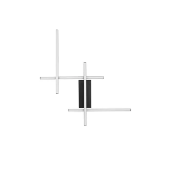 Aplica de perete NovaLuce APECHO metal, negru, LED, 28W, 1055lm, 3200K - NL-9081811