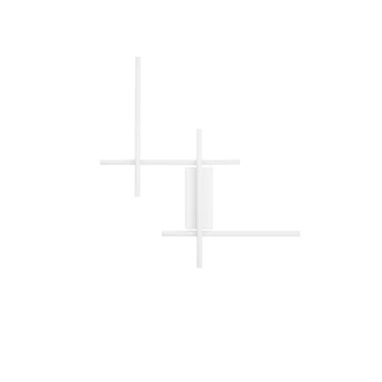 Aplica de perete NovaLuce APECHO metal, alb, LED, 34W, 1360lm, 3200K - NL-9081812