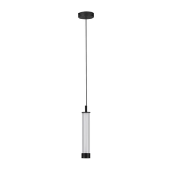 Pendul NovaLuce GLOVIA metal, sticla, negru, LED, 14W, 2700-3000K, 856 Lm - NL-9088206
