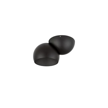 Plafoniera NovaLuce LUSA metal, negru, LED, 11W, 3000K, 826 Lm - NL-9088222