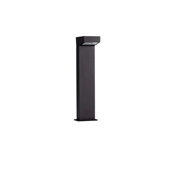 Lampadar exterior NovaLuce ROB metal, sticla, negru, transparent, LED, 11W, 464lm, 3000K, IP65 - NL-9136429