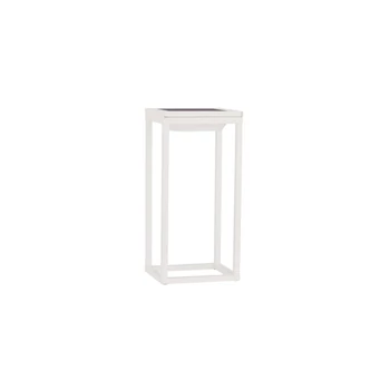 Veioza solara exterioara NovaLuce TEGOLO metal, sticla, alb, LED, 2W, 231lm, 3000K, IP65 - NL-9136432