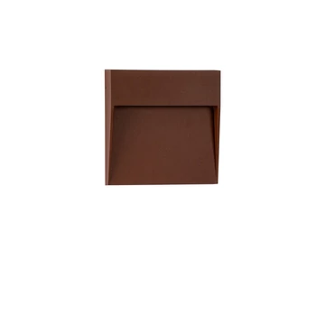 Aplica de perete exterioara NovaLuce FEM metal, maro, LED, 5W, 307lm, 3000K, IP54 - NL-9136442