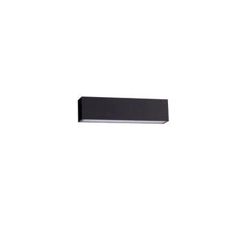 Aplica de perete exterioara NovaLuce ALLURE metal, sticla, negru, LED, 22W, 1723lm, 3000K, IP65 - NL-9136456