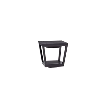 Lampadar exterior NovaLuce CUPPA metal, sticla, antracit, transparent, LED, 2W, 186lm, 3000K, IP54 - NL-9136464