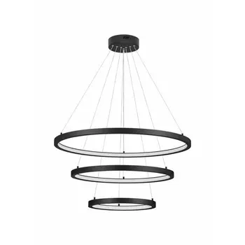 Pendul NovaLuce EMPATIA metal, negru, LED, 3000K, 108W, 2240lm - NL-9172867