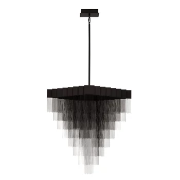 Pendul NovaLuce REVΙΑ metal, negru, LED, 79W, 3000K, 2754 Lm - NL-9186994