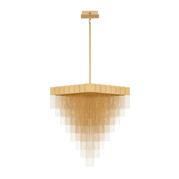 Pendul NovaLuce REVΙΑ metal, auriu, LED, 79W, 3000K, 2754 Lm - NL-9186995