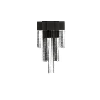 Aplica de perete NovaLuce REVΙΑ metal, negru, gri, LED, 8W, 3000K, 290 Lm - NL-9186998