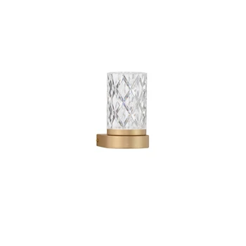 Aplica de perete NovaLuce PHOS metal, acril, auriu, transparent, LED, 6W, 3000K, 385 Lm - NL-9190205