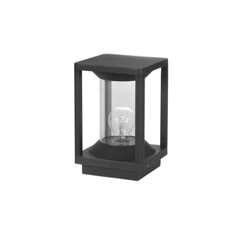 Lampadar exterior NovaLuce Loeve metal, plastic, antracit, transparent, E27, IP65 - NL-9193102