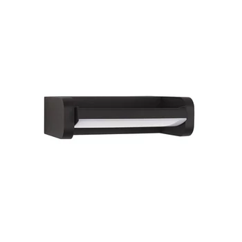 Aplica de perete exterioara NovaLuce Volver metal, plastic, negru, LED, 3000K, 6W, 480lm, IP54 - NL-9195062