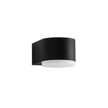 Aplica de perete exterioara NovaLuce Nus metal, plastic, negru, LED, 3000K, 4W, 240lm, IP54 - NL-9200201