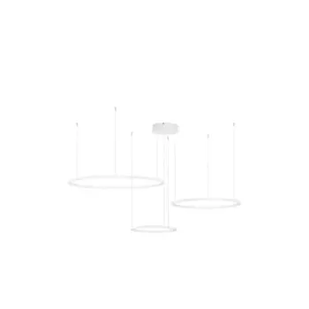 Pendul NovaLuce PURPLE metal, alb, LED, 3000K, 80W, 8715lm - NL-9210313