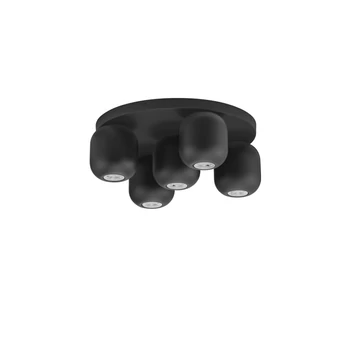 Plafoniera NovaLuce MARLIN metal, negru, GU10 - NL-9236228